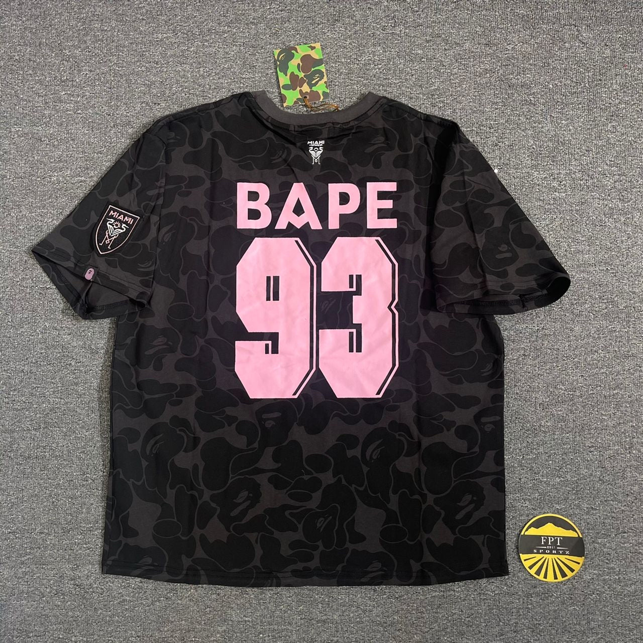 Inter Miami x Ape x Street Black T-Shirt