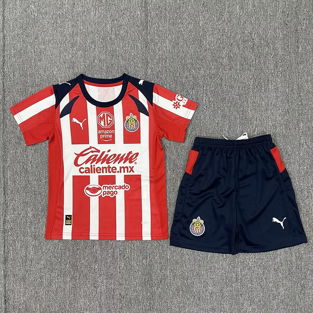 Chivas Home 25/26 Kids Kit (Includes Shorts)