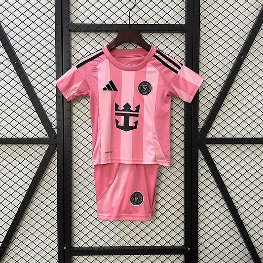 Inter Miami Home 2025 Kids Kit (Includes Shorts)