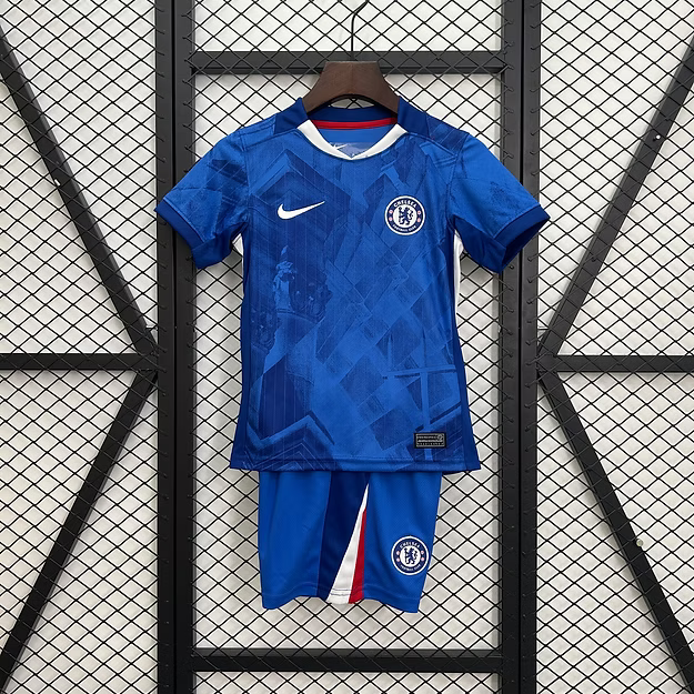Chelsea Home 25/26 Kids Kit (Includes Shorts)