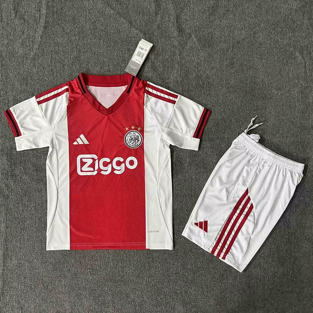 Ajax Home 25/26 Kids Kit (Includes Shorts)