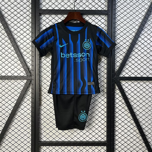 Inter Milan Home 25/26 Kids Kit (Includes Shorts)