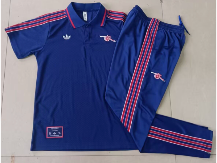 Arsenal 25/26 Polo Complete Training Suit Set 1