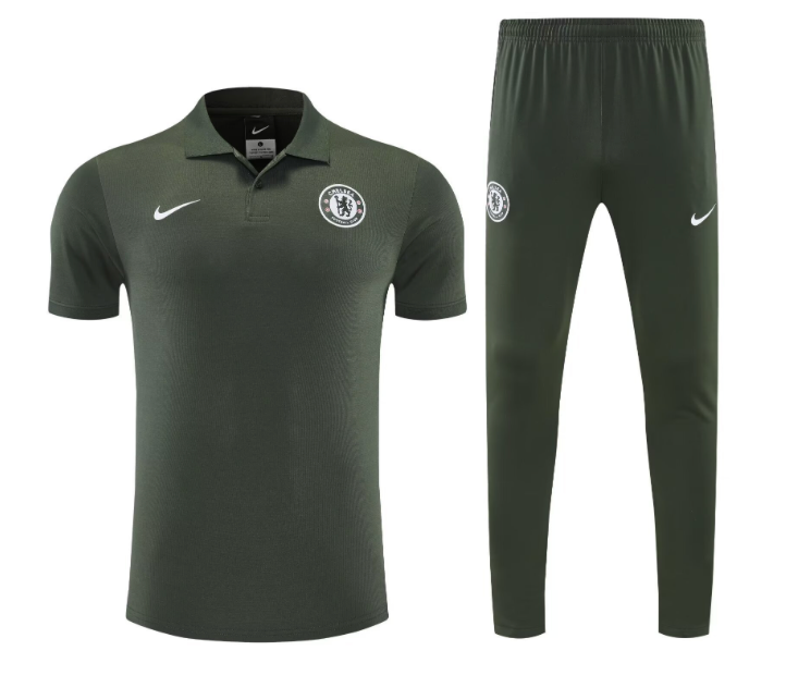 Chelsea 25/26 Polo Complete Training Suit Set 2