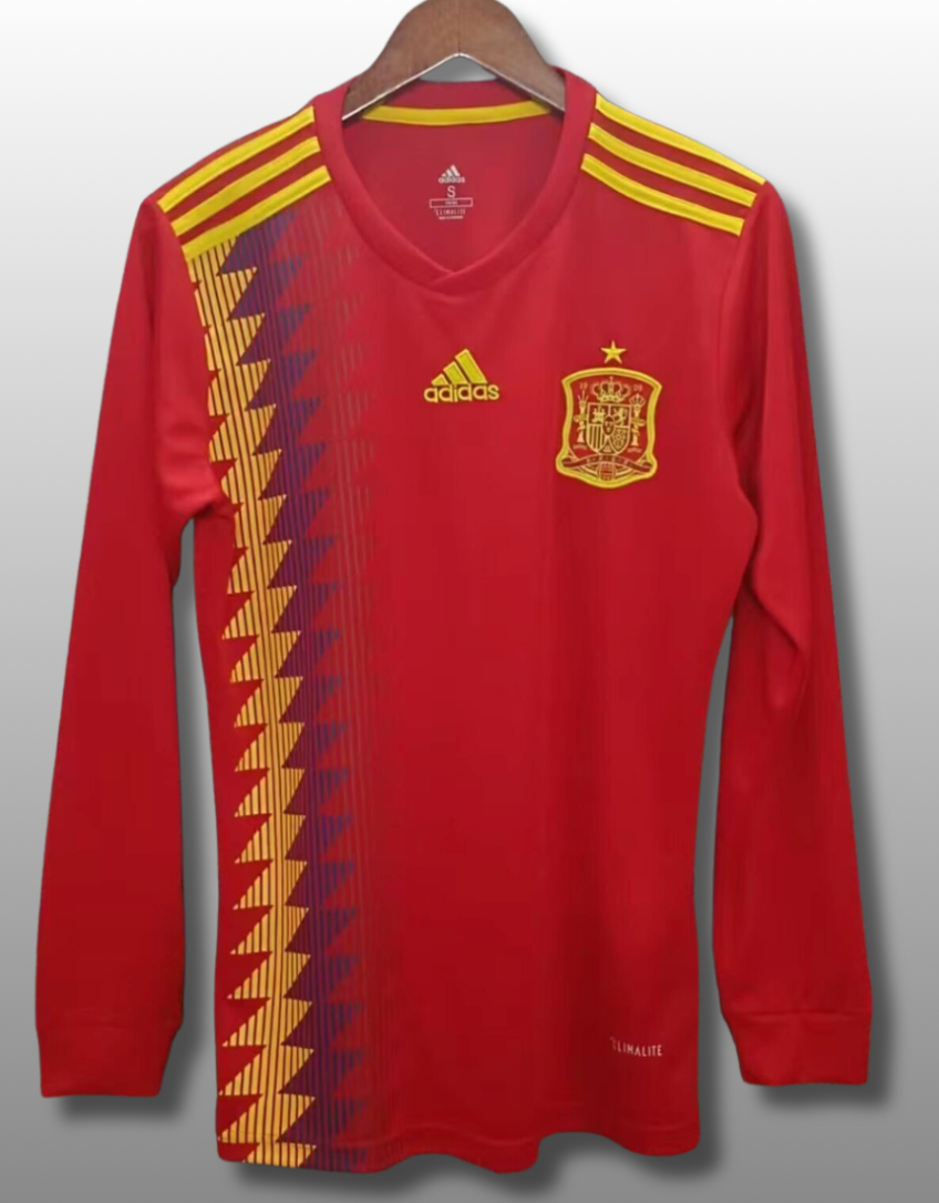 Spain Home 2018 Long Sleeve Kit