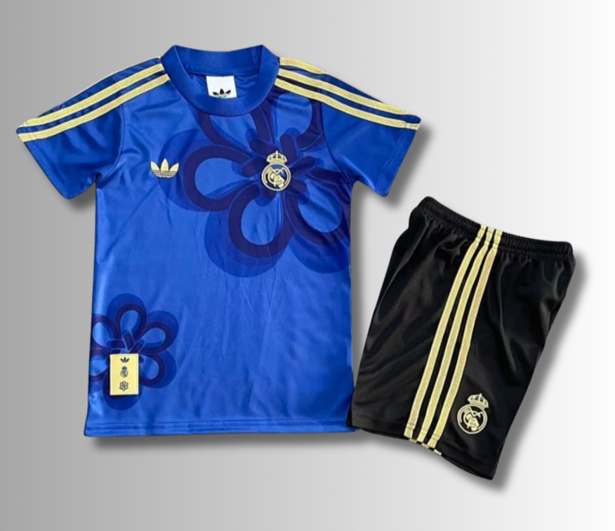 R Madrid 25/26 Concept 1 Kids Kit (Includes Shorts)