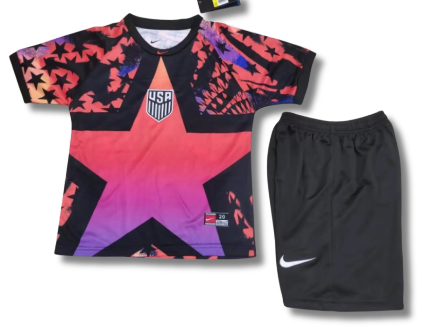 USA GK Black 2026 Kids Kit (Includes Shorts)