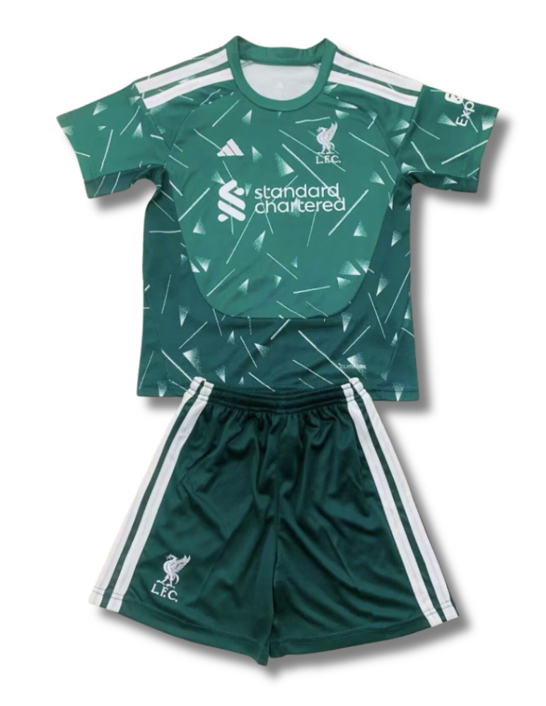 Liverpool GK Green 26/27 Kids Kit (Includes Shorts)