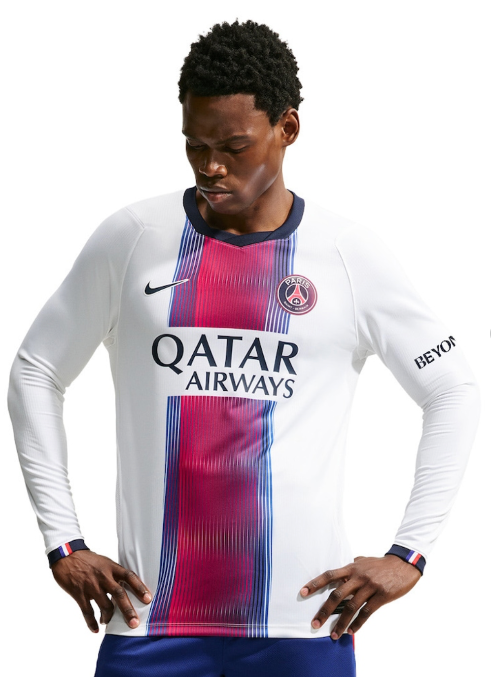 P S G Away 26/27 Long Sleeve Player Issue Kit