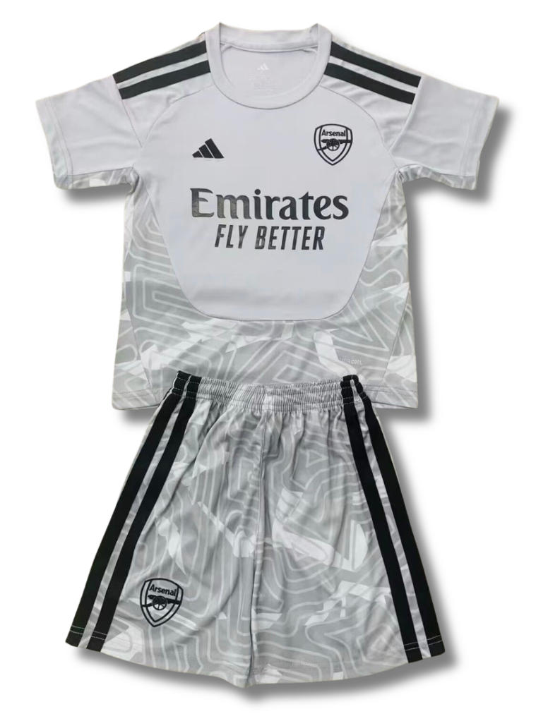 Arsenal GK Grey 26/27 Kids Kit (Includes Shorts)