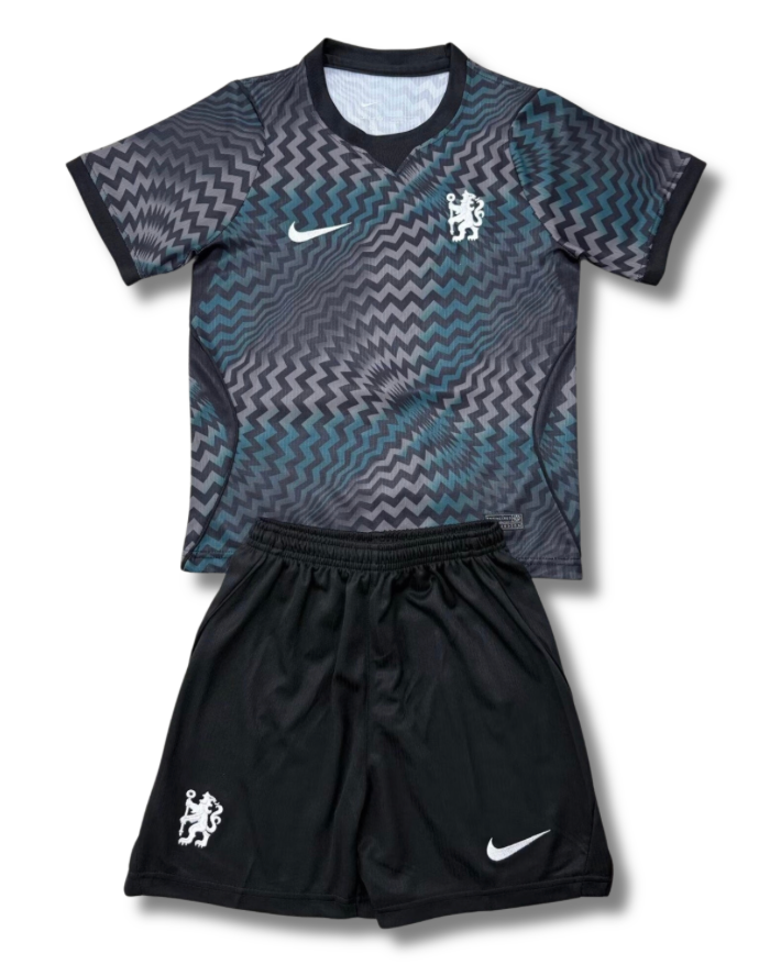 Chelsea GK Black 26/27 Kids Kit (Includes Shorts)