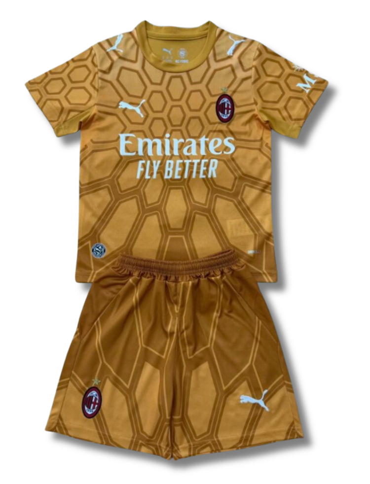 AC Milan GK Yellow 26/27 Kids Kit (Includes Shorts)