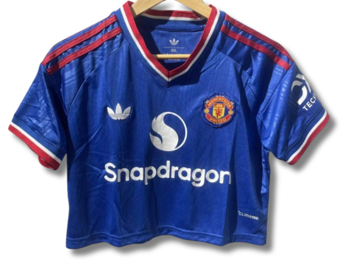 Man Utd Away 26/27 Woman Crop Top Kit