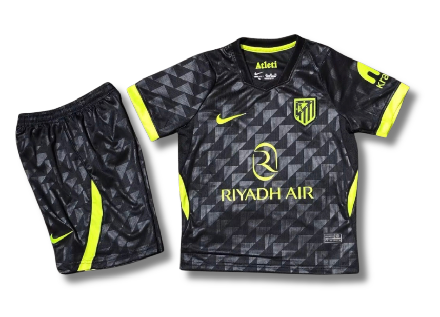 A. Madrid Away 26/27 Kids Kit (Includes Shorts)