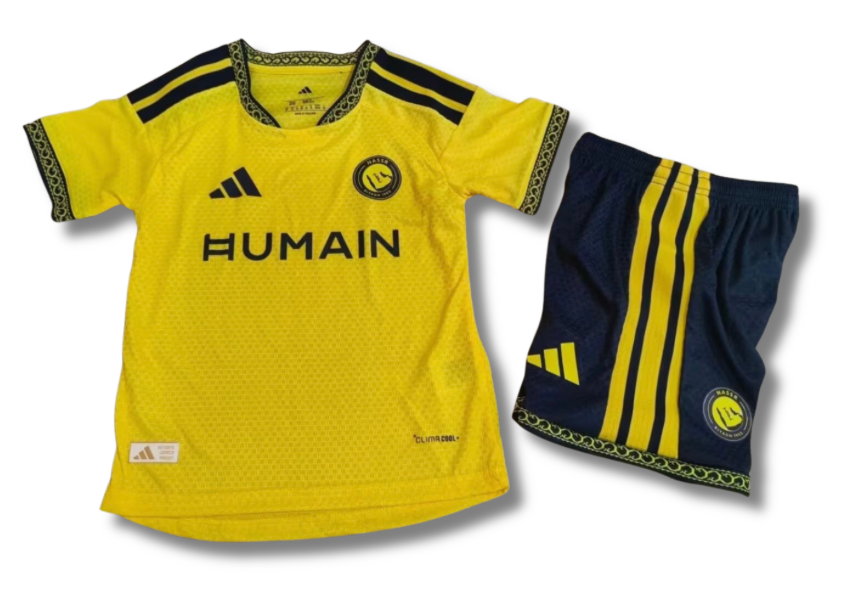 Al Nassr Home 26/27 Kids Kit (Includes Shorts)