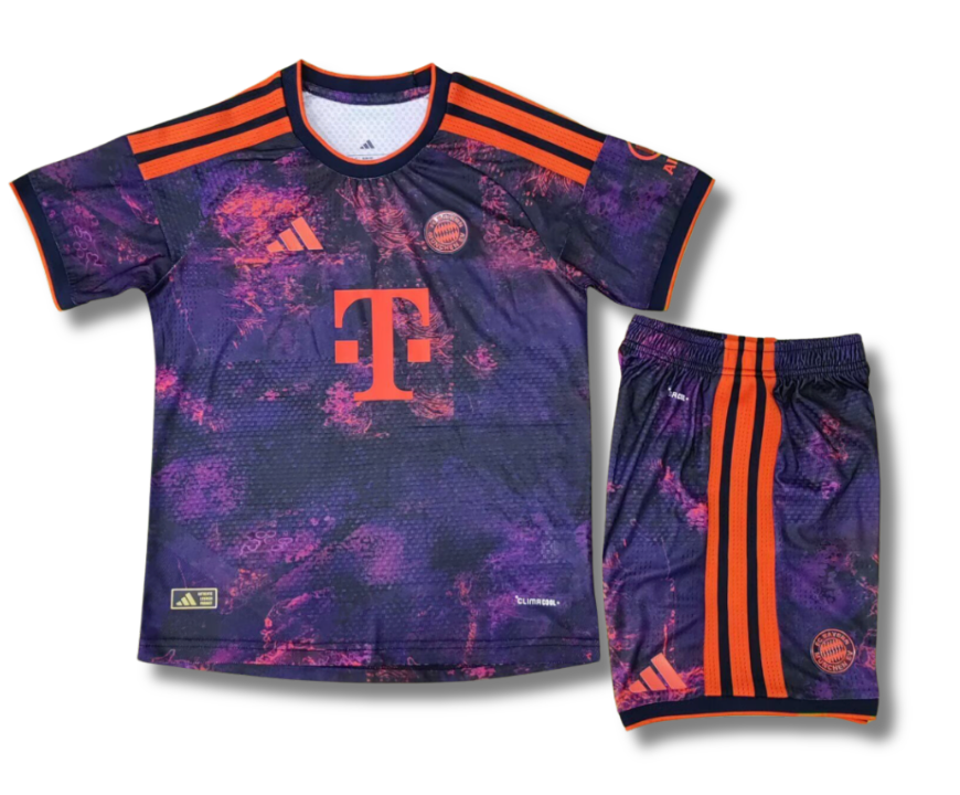 Bayern Mun 3rd 26/27 Kids Kit (Includes Shorts)
