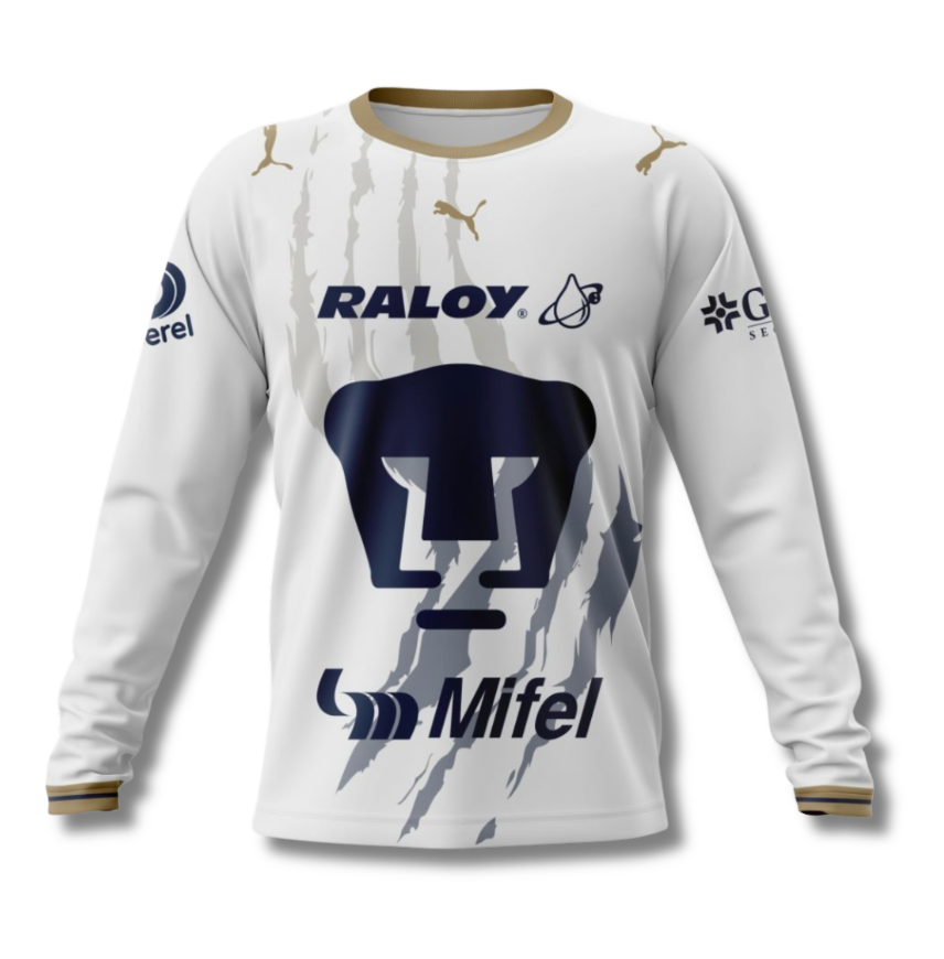 Pumas UNAM Away 26/27 Player Long Sleeve Issue Kit