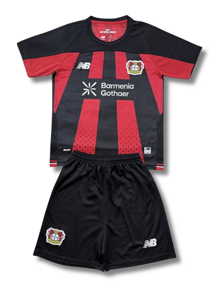 Leverkusen Home 26/27 Kids Kit (Includes Shorts)