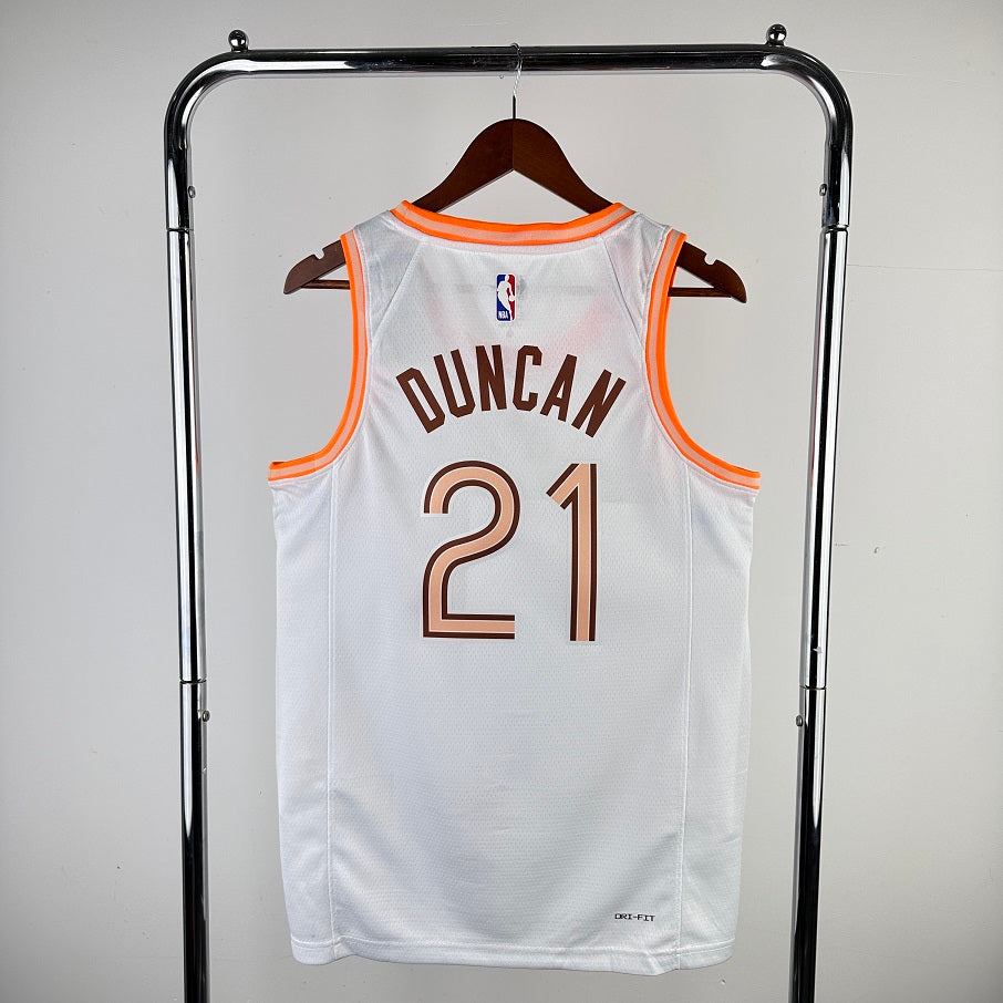 S. Antonio Spurs White Jersey