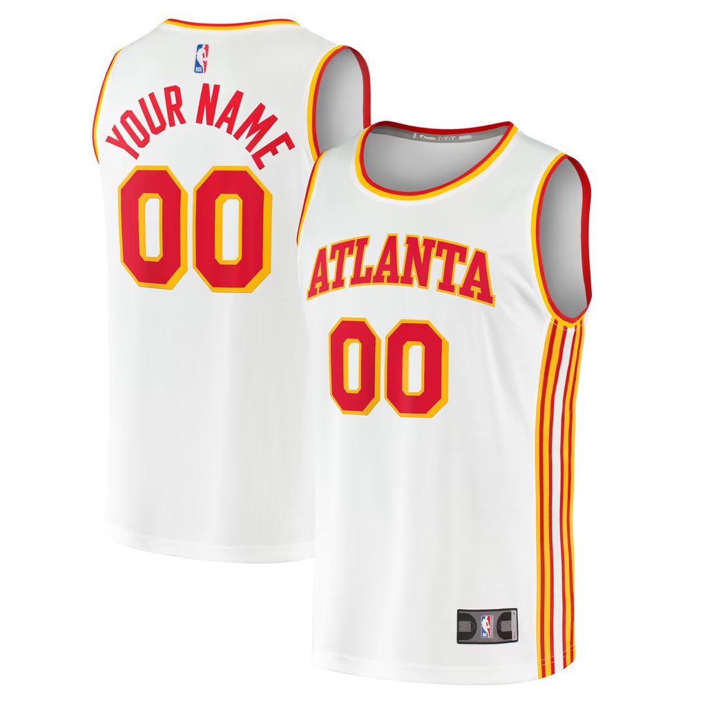 Atlanta Hawks Jersey White 1
