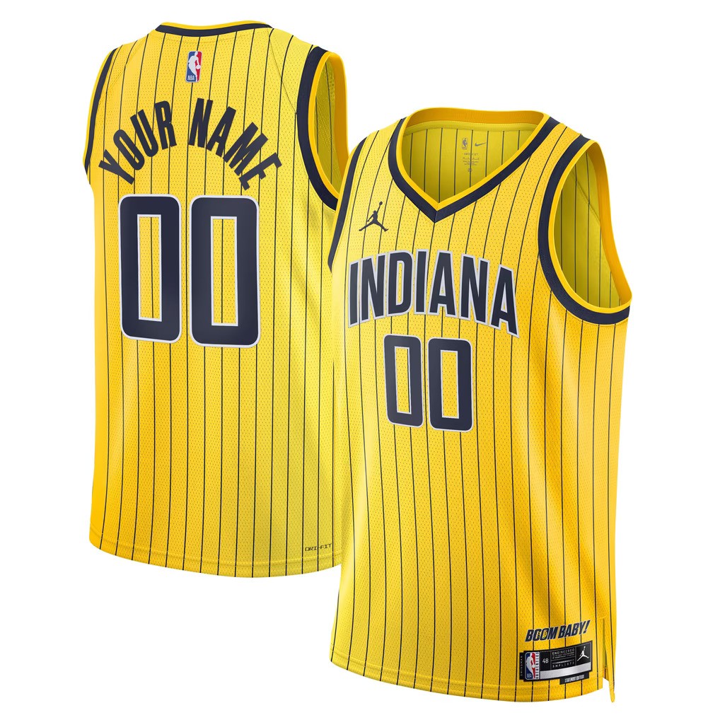 Indians Pacers Jersey Gold 1
