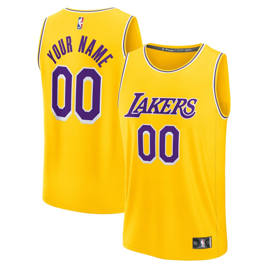 Los Angeles Lakers Jersey Gold 1
