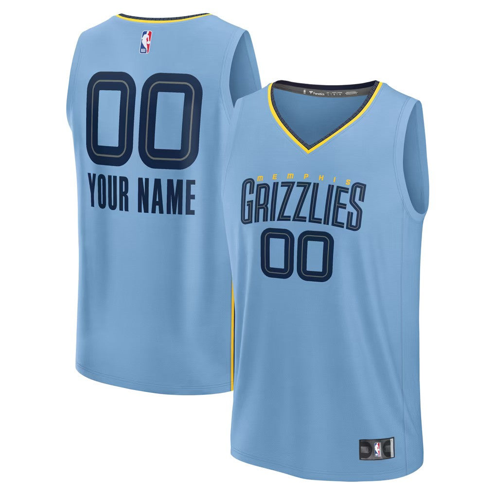 Memphis Grizzlies Jersey Blue 1