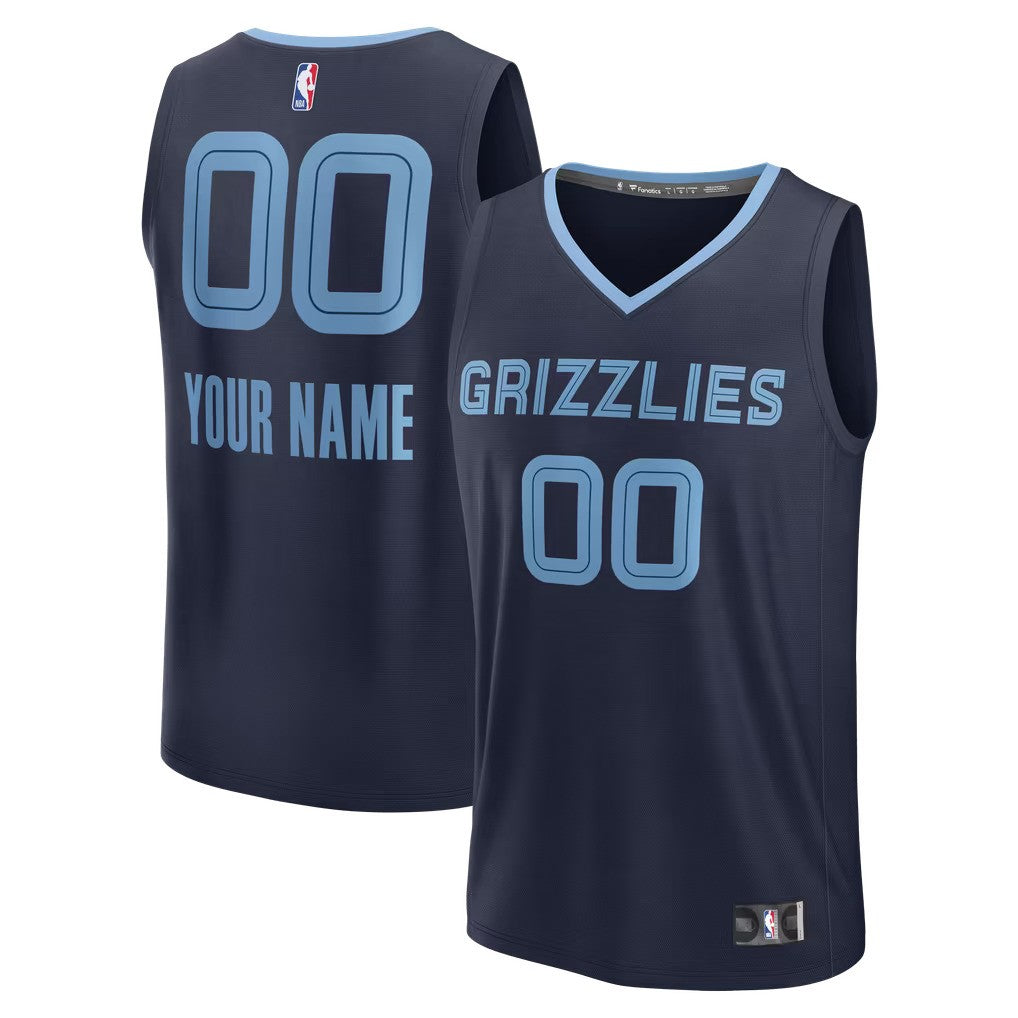 Memphis Grizzlies Jersey Navy 1
