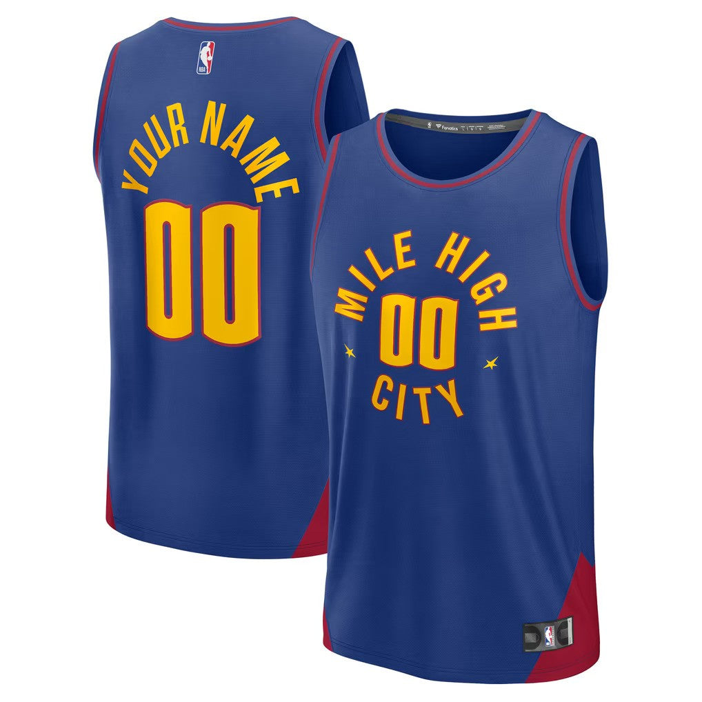 Denver Nuggets Jersey Blue 1