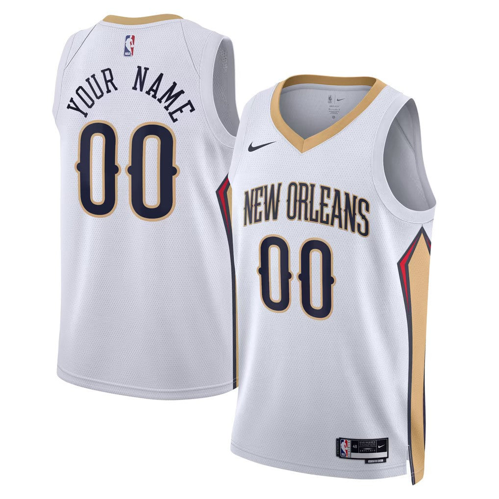 New Orleans Pelicans Jersey White 2