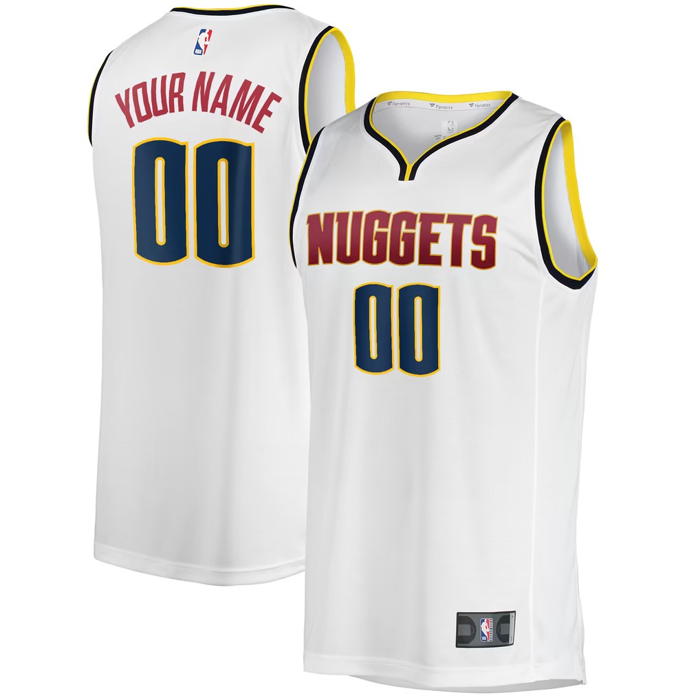 Denver Nuggets Jersey White 1