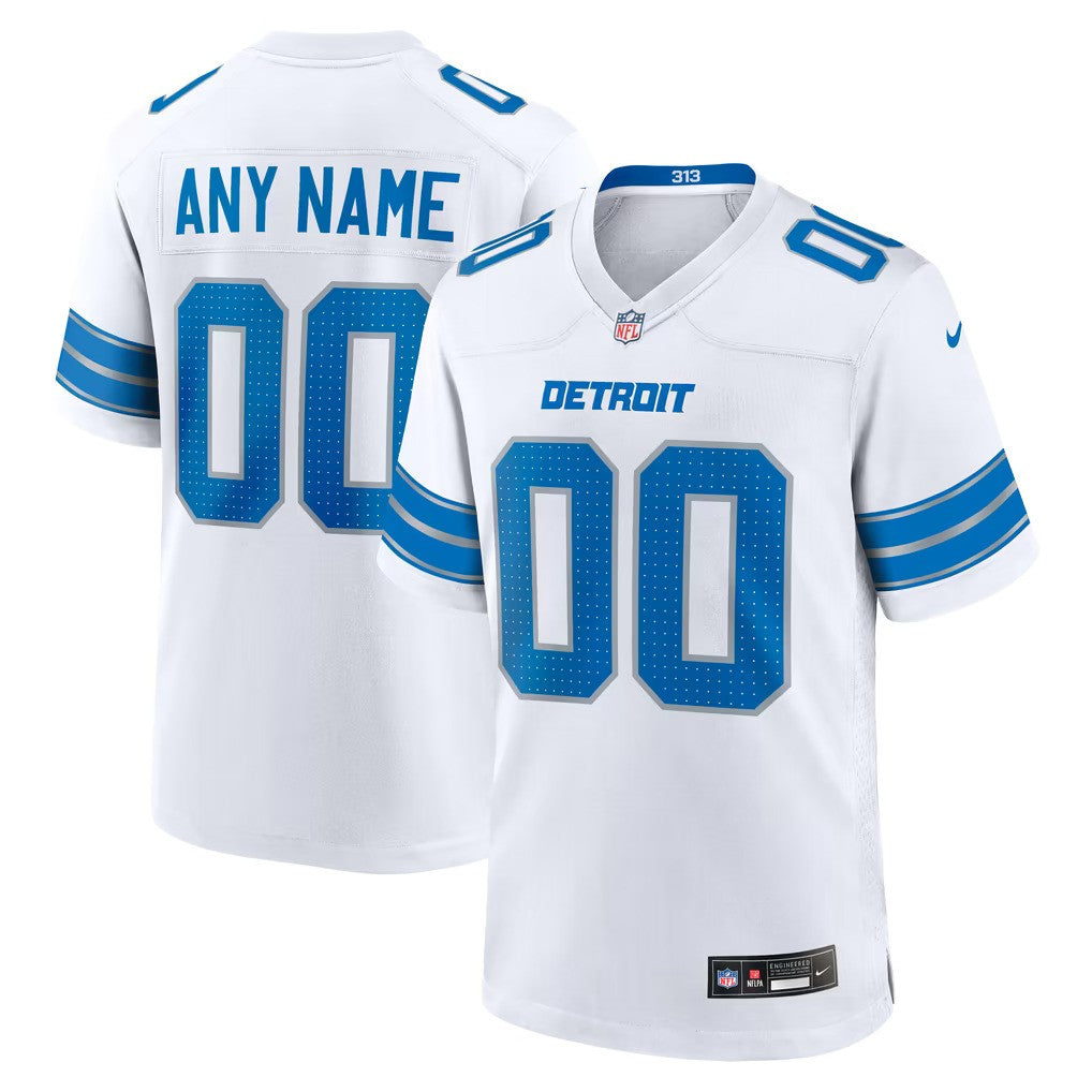 Detroit Lions Jersey White 1