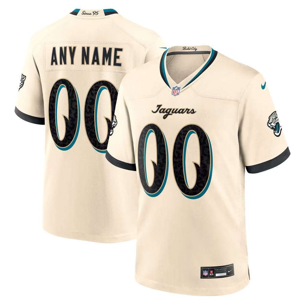 Jacksonville Jaguars Jersey Cream 1