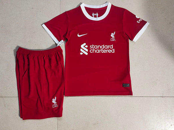 Buy 23/24 Kids Liverpool Home Kit Online