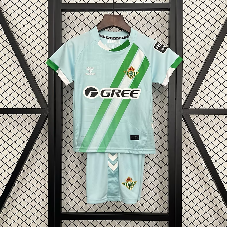 Real Betis Away 25/26 Kids Kit (Includes Shorts)