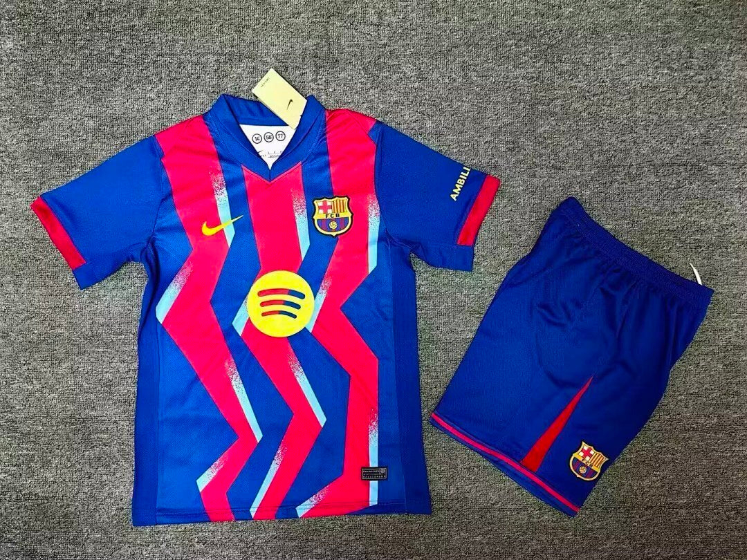 Barça 4th 25/26 Kids Kit (Includes Shorts)
