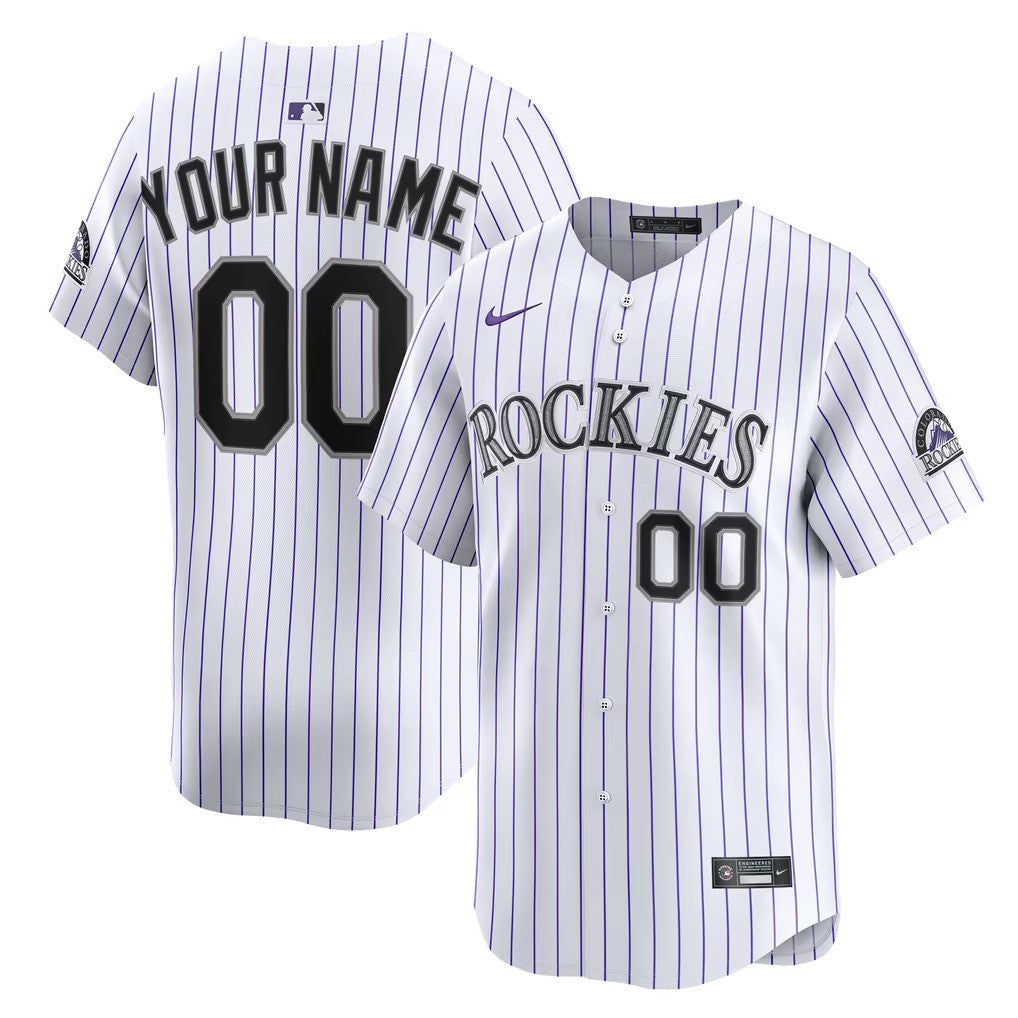 Colorado Rockies Jersey White 1