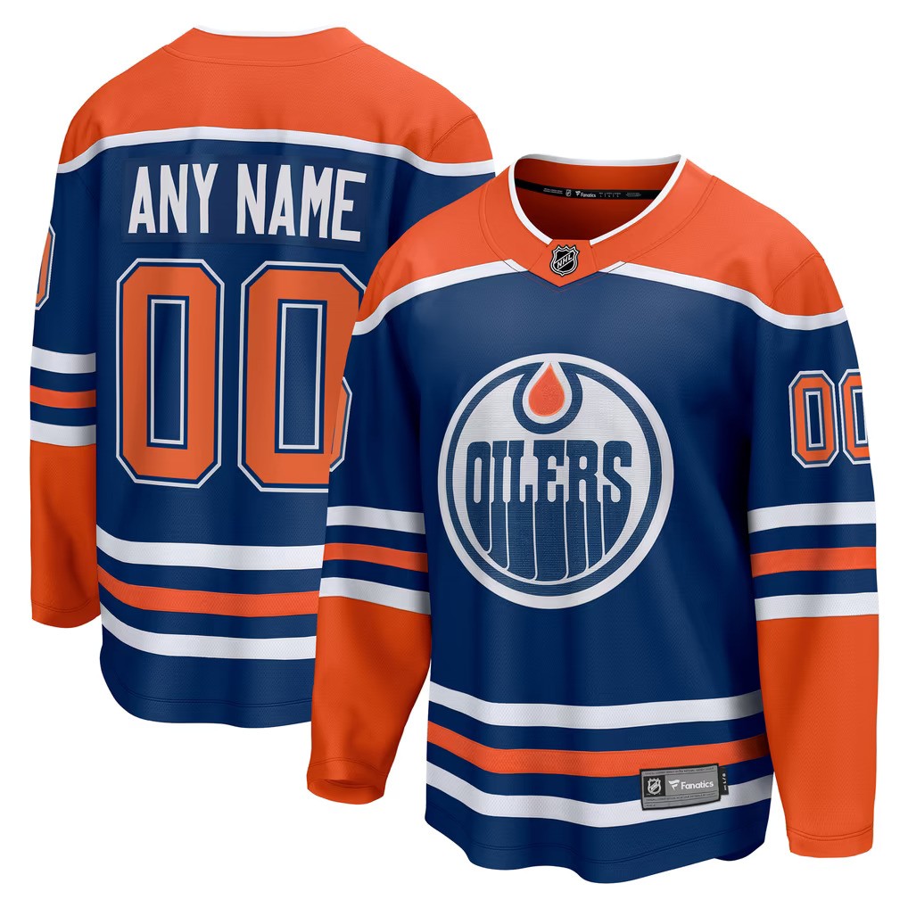 Edmonton Oilers Jersey Purple 1