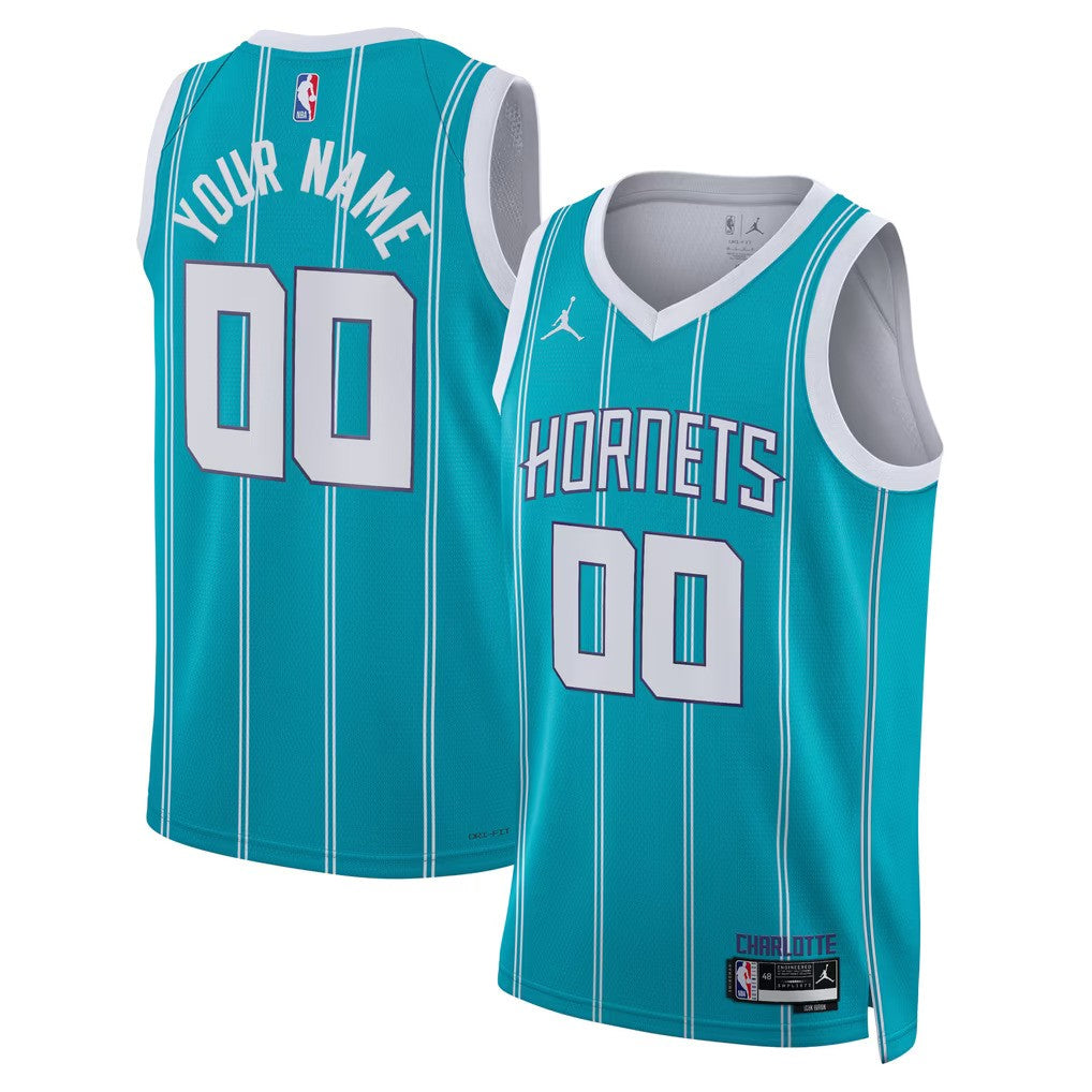 Charlotte Hornets Jersey Teal 2