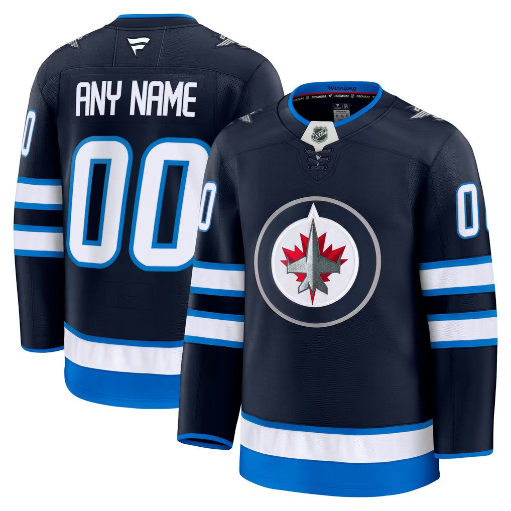 Winnipeg Jets Jersey Navy 2
