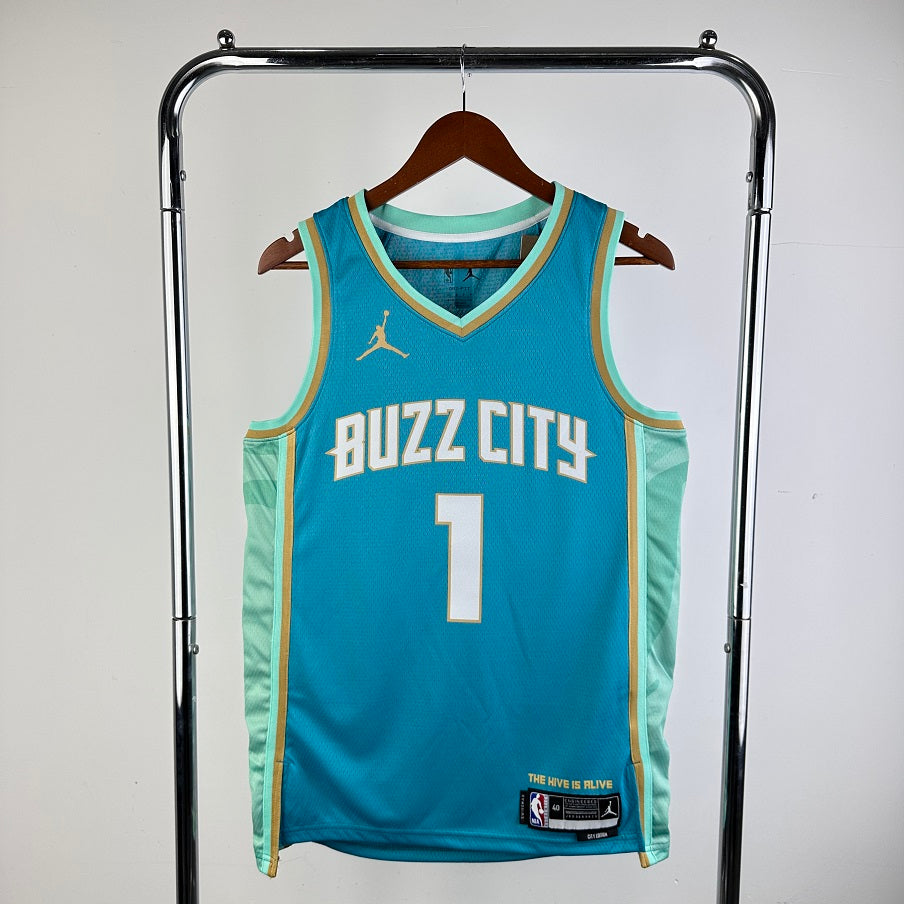 Charlotte Hornets Turquoise Buzz City Jersey