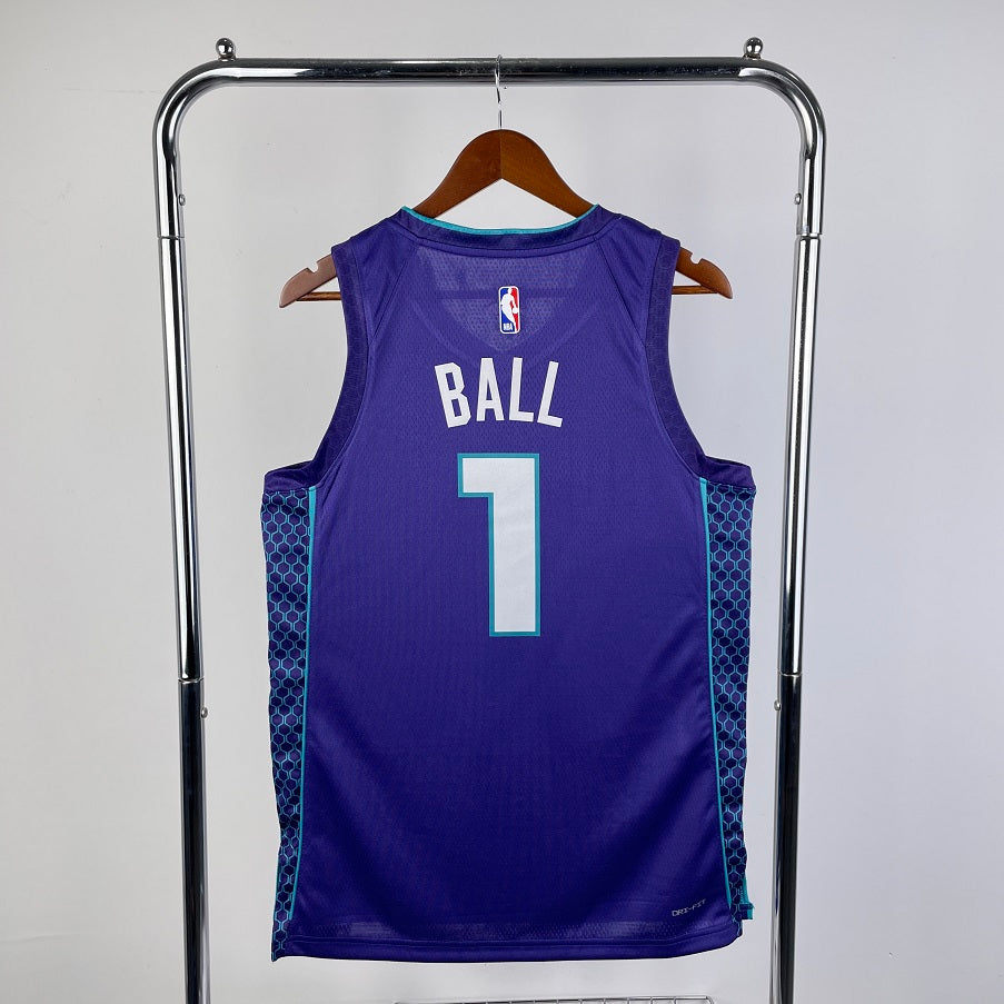Charlotte Hornets Purple Jersey