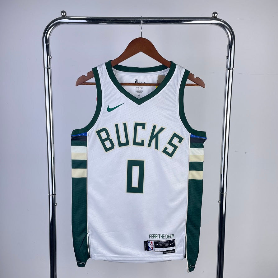 Milwaukee Bucks White Jersey