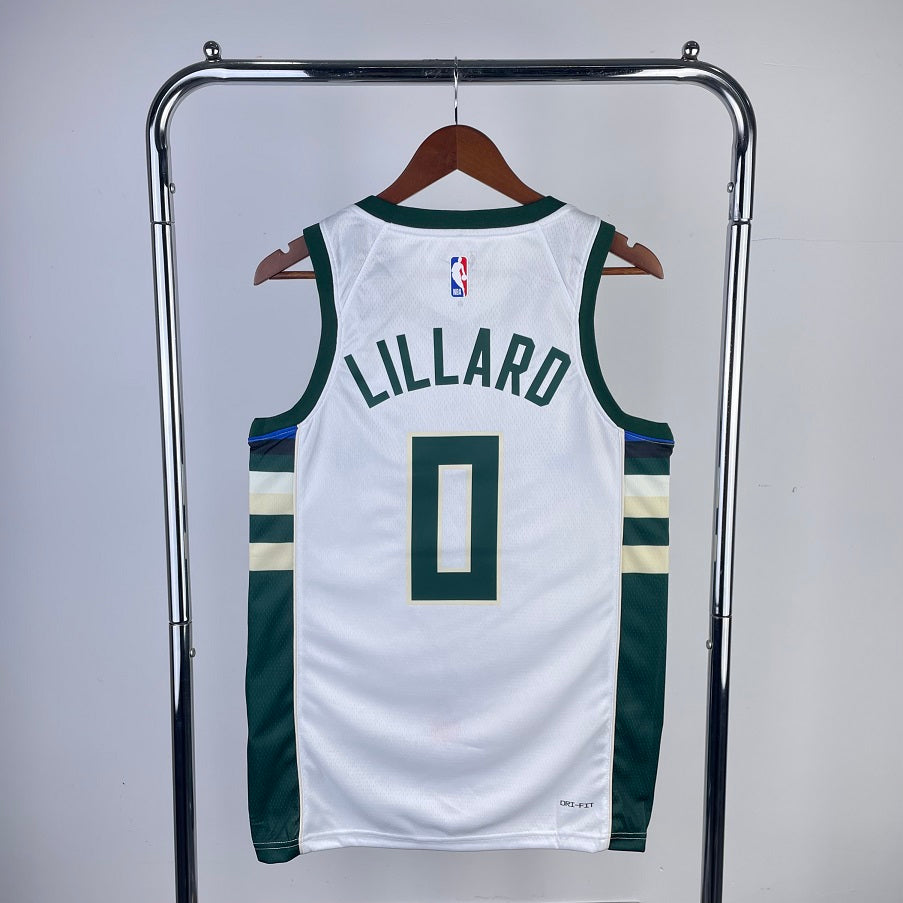 Milwaukee Bucks White Jersey