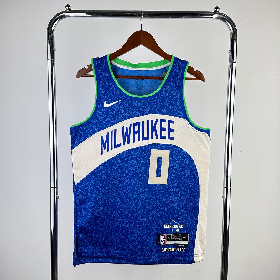 Milwaukee Bucks Blue Jersey