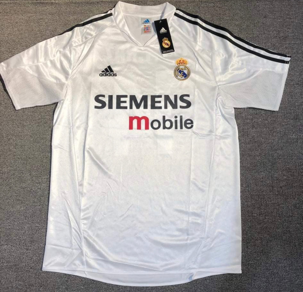 Shirts  Real Madrid Vintage Blue Siemens Mobile Soccer Jersey