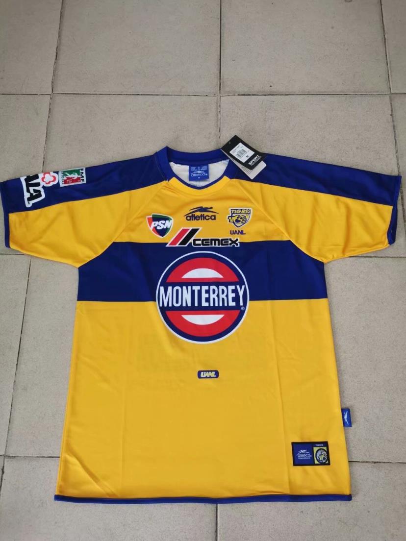 Retro 01/02 Tigres UANL Home Jersey - Kitsociety