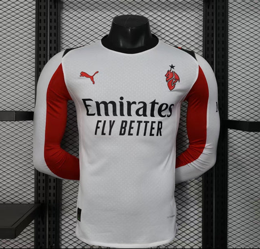AC Milan Away 25/26 Long Sleeve Player Issue Kit