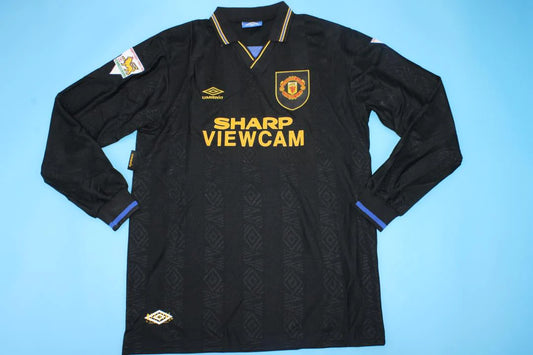 Man. Utd Away 92/94 Long Sleeve Kit