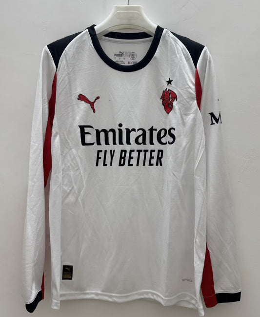 AC Milan Away 25/26 Long Sleeve Standard Kit